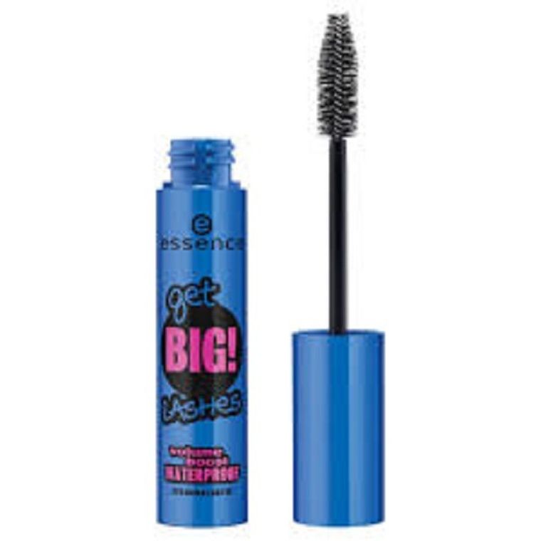 Essence, Get Big Lashes, Waterproof Mascara, wodoodporny tusz pogrubiający do rzę,s Black, 12 ml