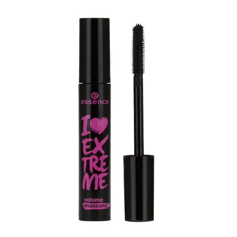 Essence, I Love Extreme, Crazy Volume Mascara, pogrubiający tusz do rzęs, Ultra Black, 12 ml