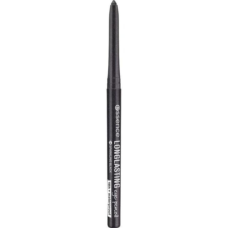 Essence, Long Lasting Eye Pencil, kredka do oczu, 34 Sparkling Black, 0.28g