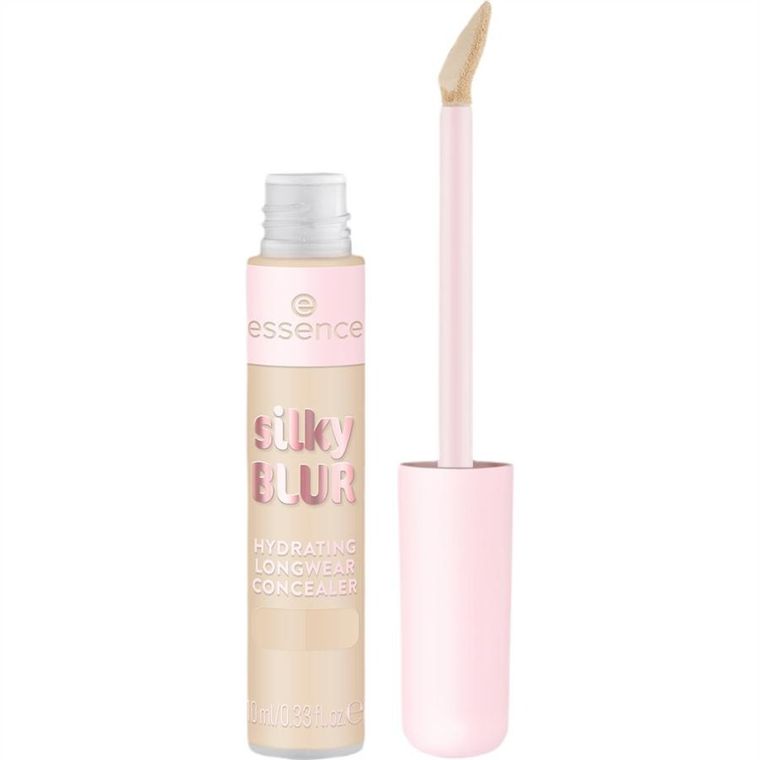 Essence, Silky Blur Hydrating Longwear Concealer, lekki korektor do twarzy, nr 160, 10 ml