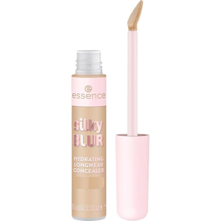 Essence, Silky Blur Hydrating Longwear Concealer, lekki korektor do twarzy, nr 180, 10 ml