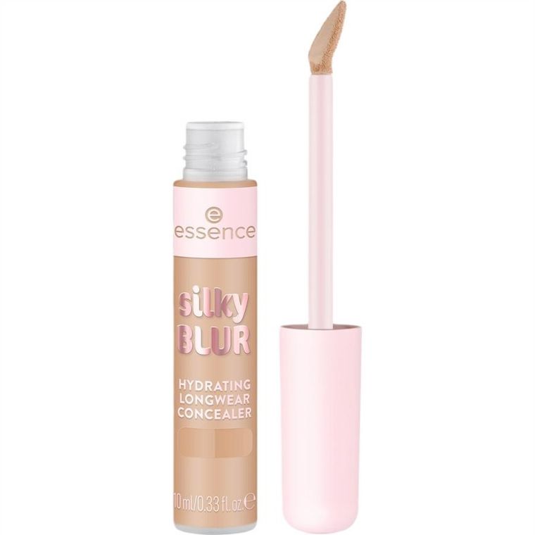 Essence, Silky Blur Hydrating Longwear Concealer, lekki korektor do twarzy, nr 190, 10 ml