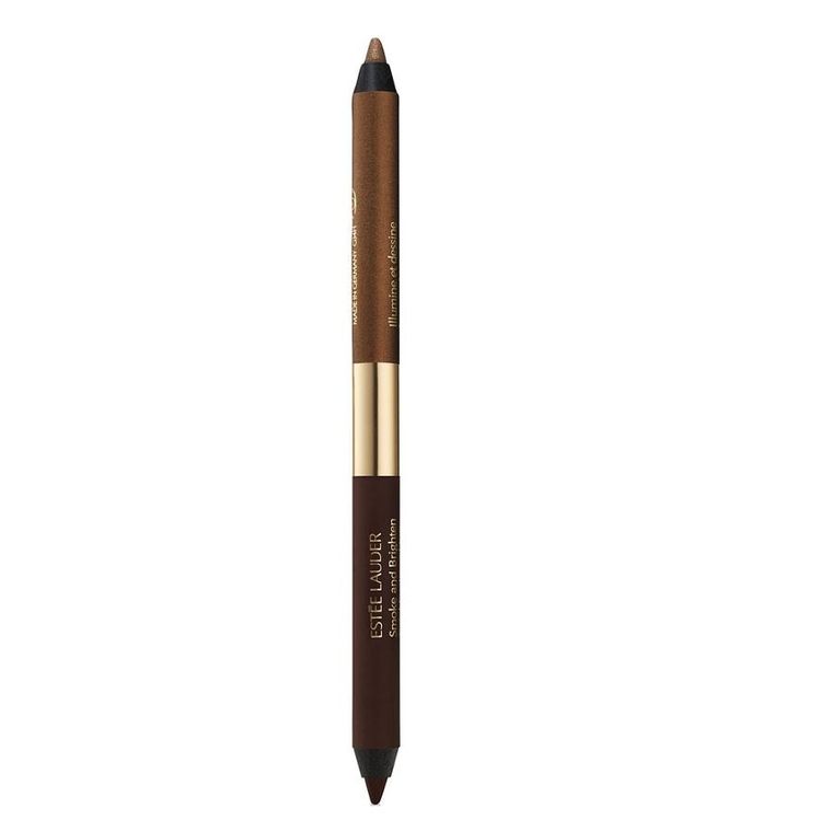 Estée Lauder, Smoke And Brighten Kajal, Eyeliner Duo, kremowa kredka do oczu 2w1, Dark Chocolate/Rich Bronze, 0.5g