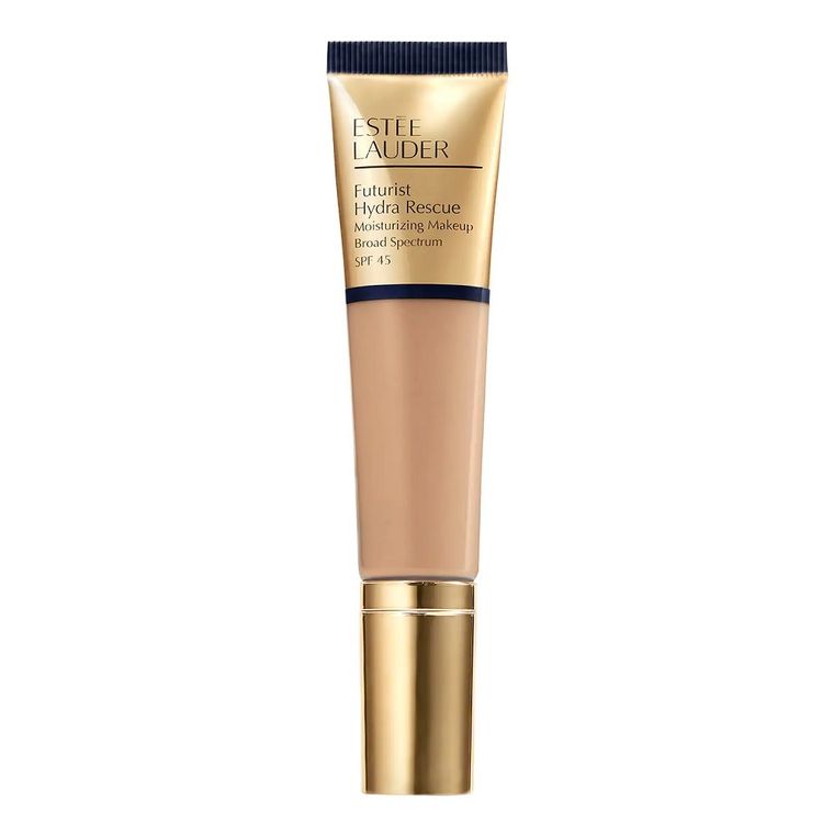 Estee Lauder, Futurist Hydra Rescue Moisturizing Makeup SPF 45, rozświetlający podkład do twarzy, 4N1 Shell Beige, 35 ml
