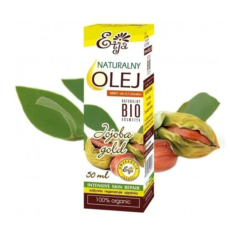 Etja, naturalny olej jojoba gold bio, 50 ml