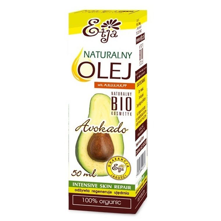 Etja, naturalny olej z awokado, 50 ml