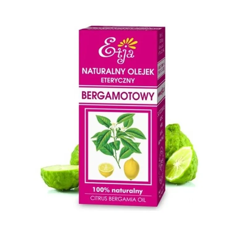 Etja, naturalny olejek eteryczny, Bergamotka, 10 ml