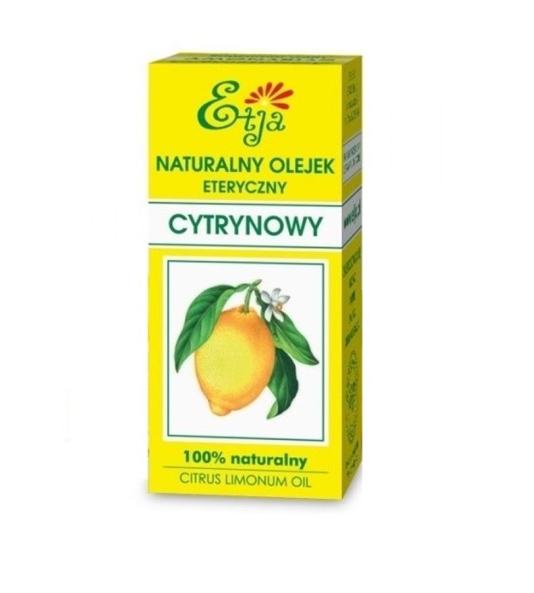 Etja, naturalny olejek eteryczny, cytrynowy, 10 ml