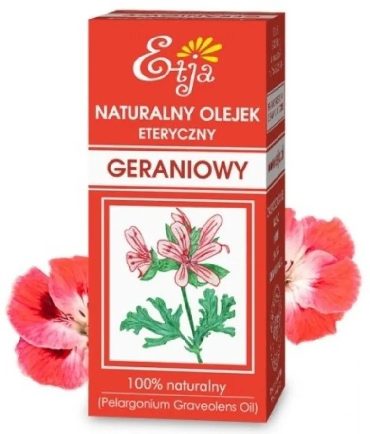 Etja, naturalny olejek eteryczny, geraniowy, 10 ml
