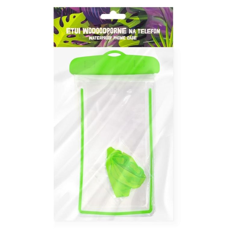 Etui wodoodporne na telefon, zielone