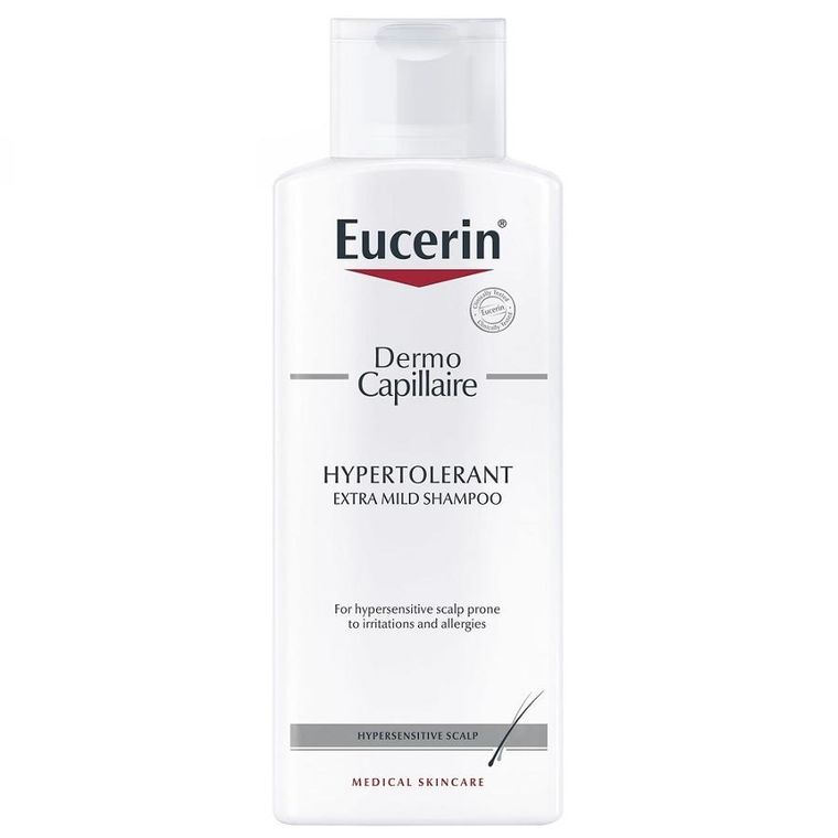 Eucerin, DermoCapillaire Hypertolerant, łagodzący szampon do włosów, 250 ml
