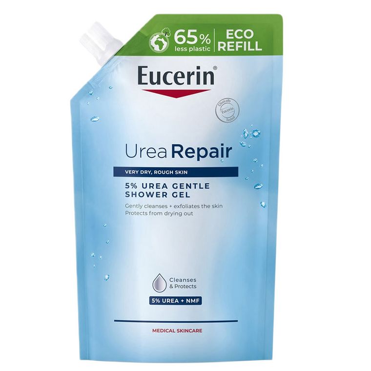 Eucerin, UreaRepair, łagodny żel do mycia z 5% mocznika, refill, 400 ml