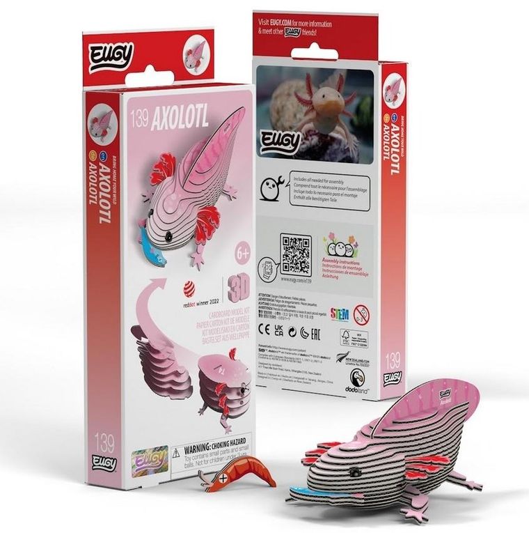 Eugy, eko układanka 3D, Aksolotl
