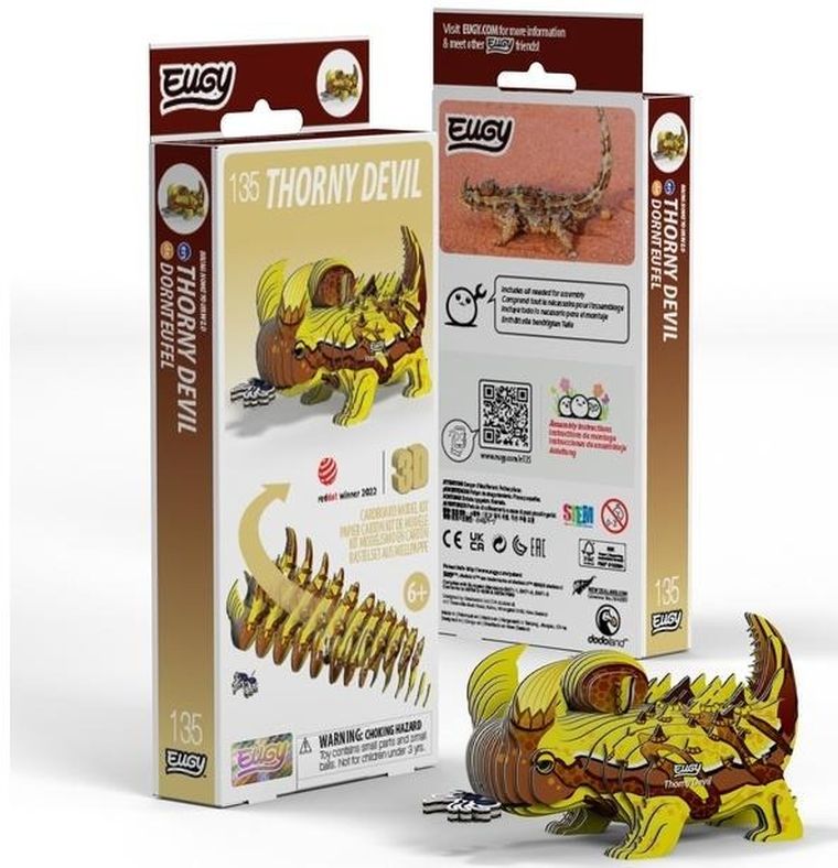 Eugy, eko układanka 3D, Diabeł kolczasty