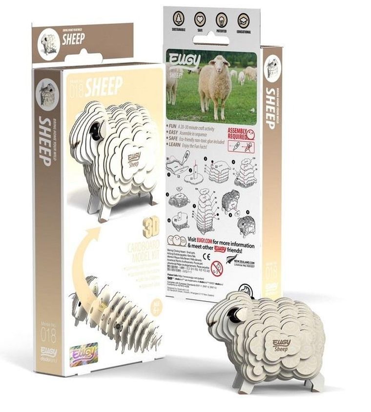 Eugy, eko układanka 3D, Owca