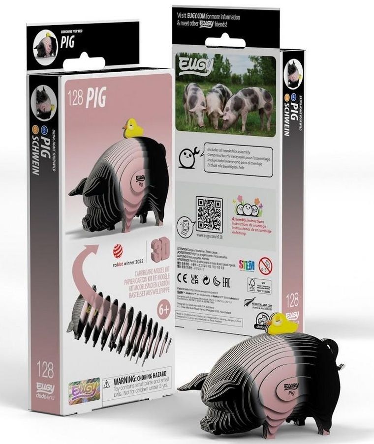 Eugy, eko układanka 3D, Świnka