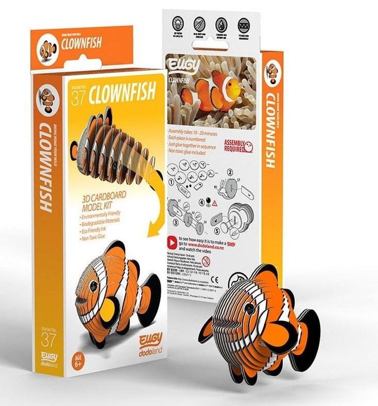 Eugy, układanka 3D, Błazenek Rybka