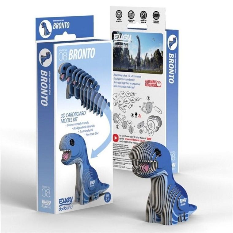 Eugy, układanka 3D, Dinozaur Bronto