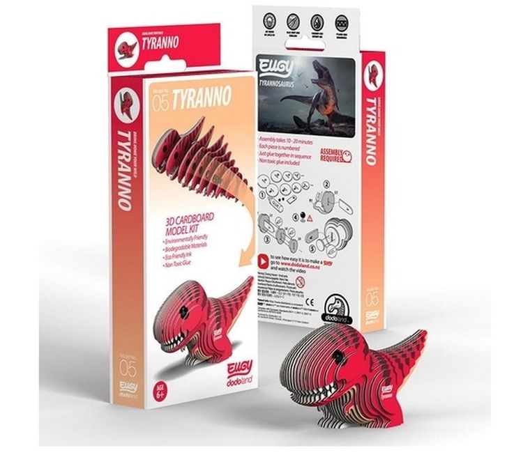 Eugy, układanka 3D, Dinozaur Tyranozaur