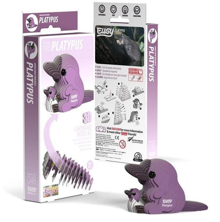 Eugy, układanka 3D, Dziobak