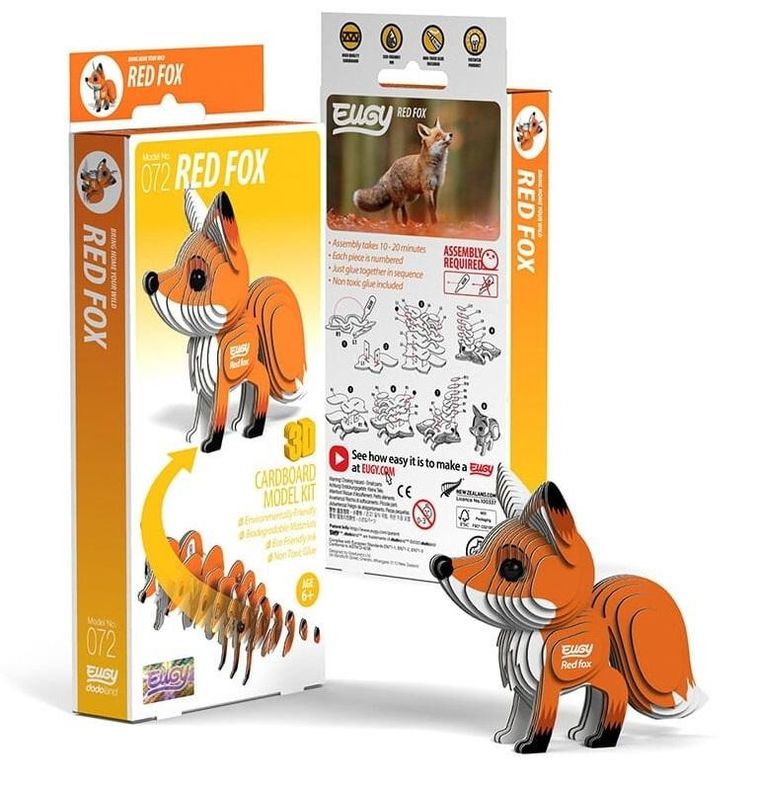 Eugy, układanka 3D, Lis