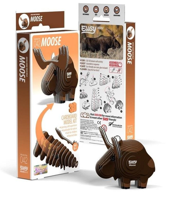 Eugy, układanka 3D, Łoś