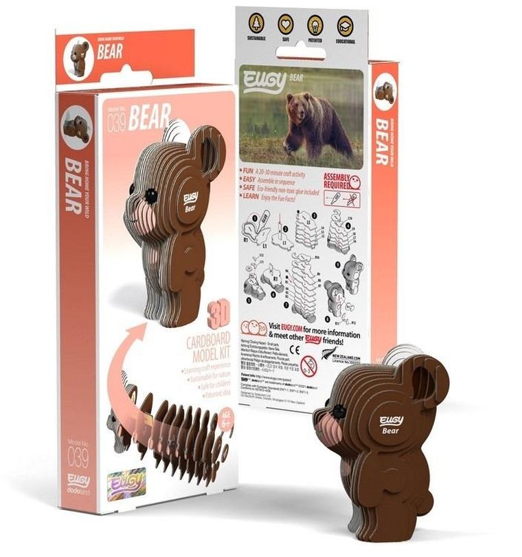 Eugy, układanka 3D, Niedźwiedź