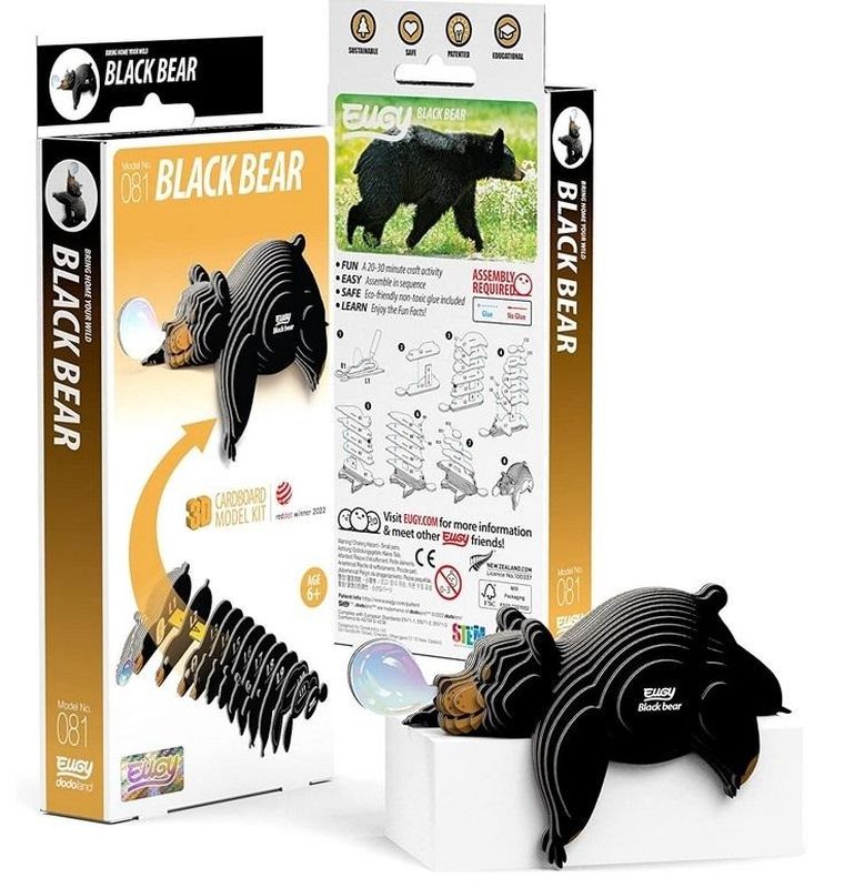 Eugy, układanka 3D, Niedźwiedź brunatny