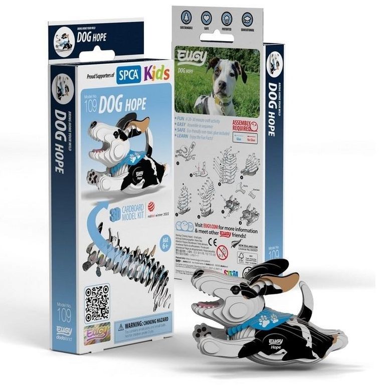 Eugy, układanka 3D, Pies Hope