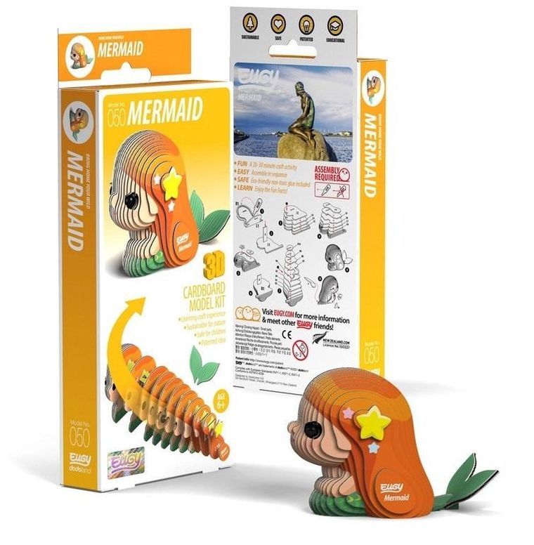 Eugy, układanka 3D, Syrenka
