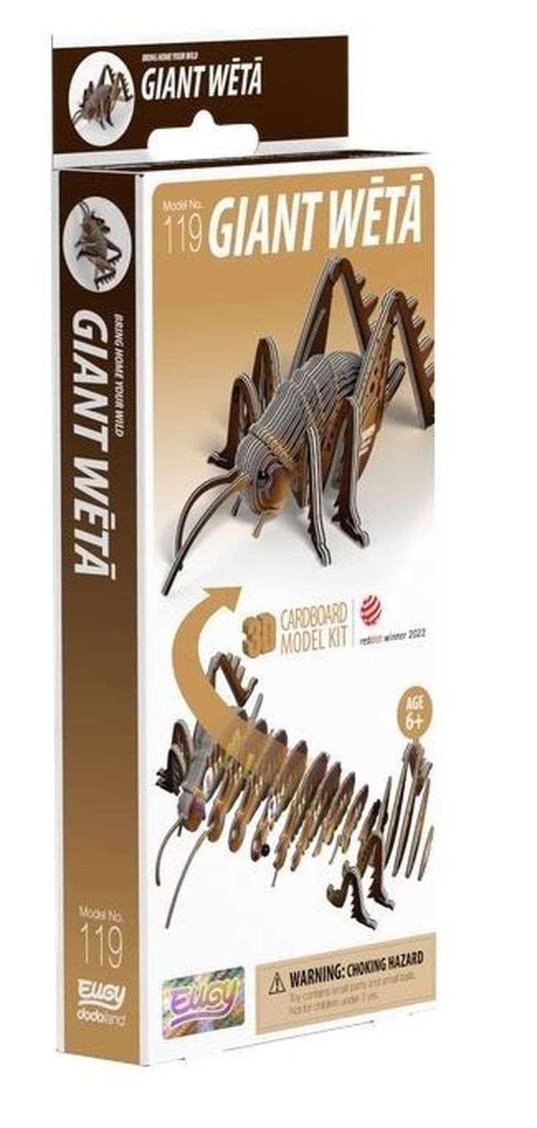 Eugy, układanka 3D, Weta Olbrzymia Owad