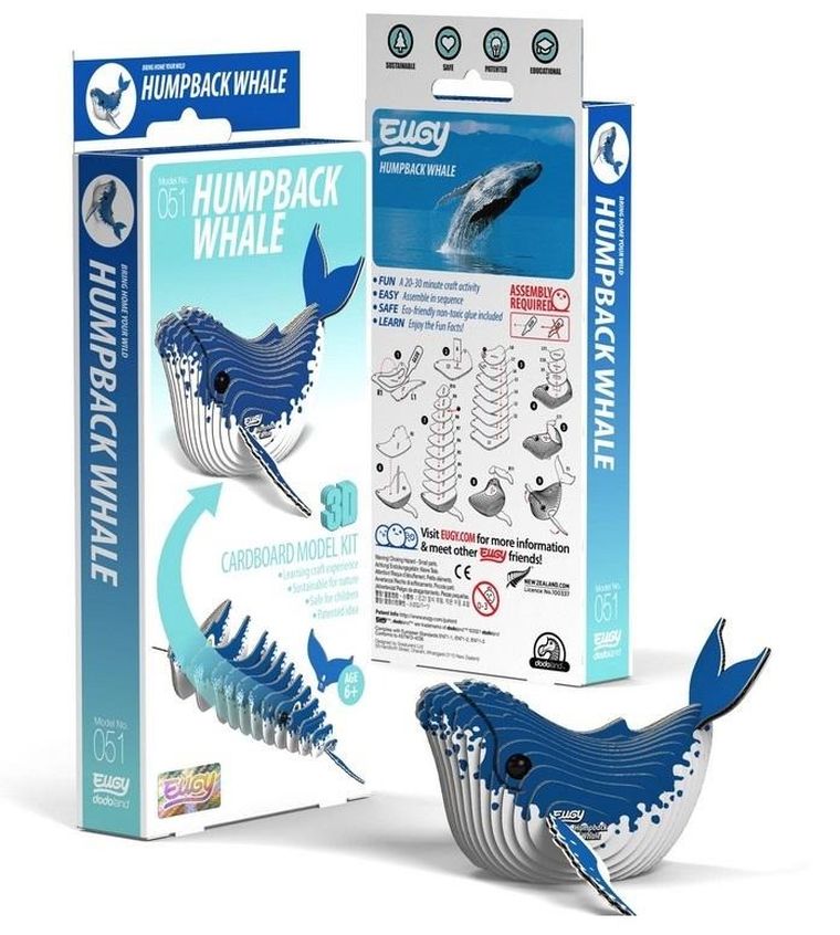 Eugy, układanka 3D, Wieloryb Humbak