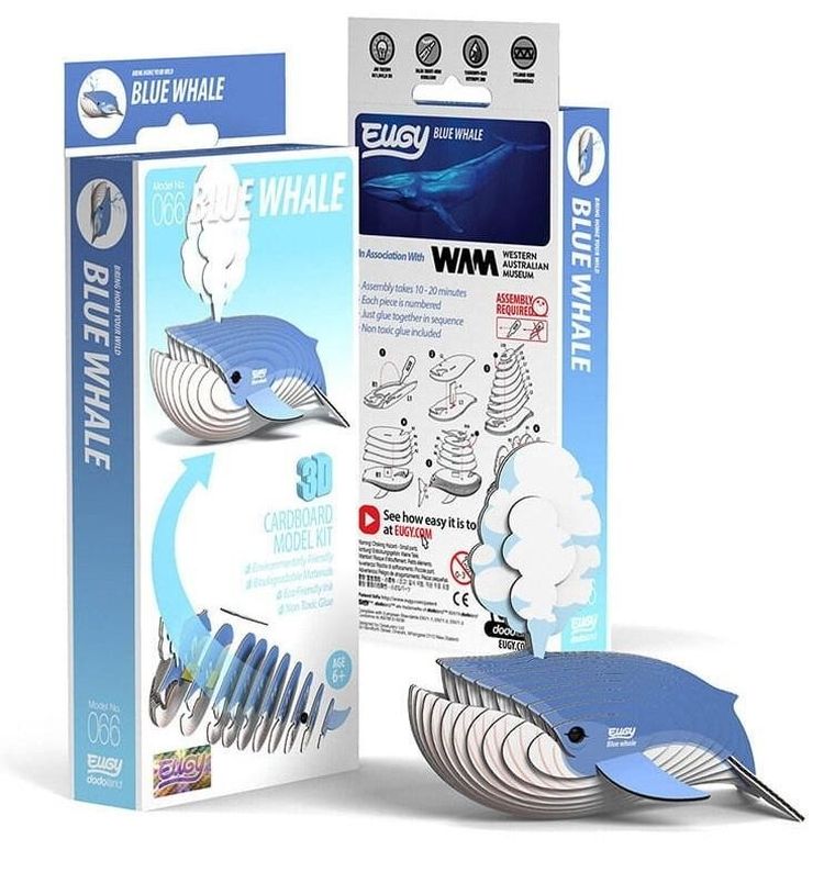 Eugy, układanka 3D, Wieloryb Płetwal Błękitny