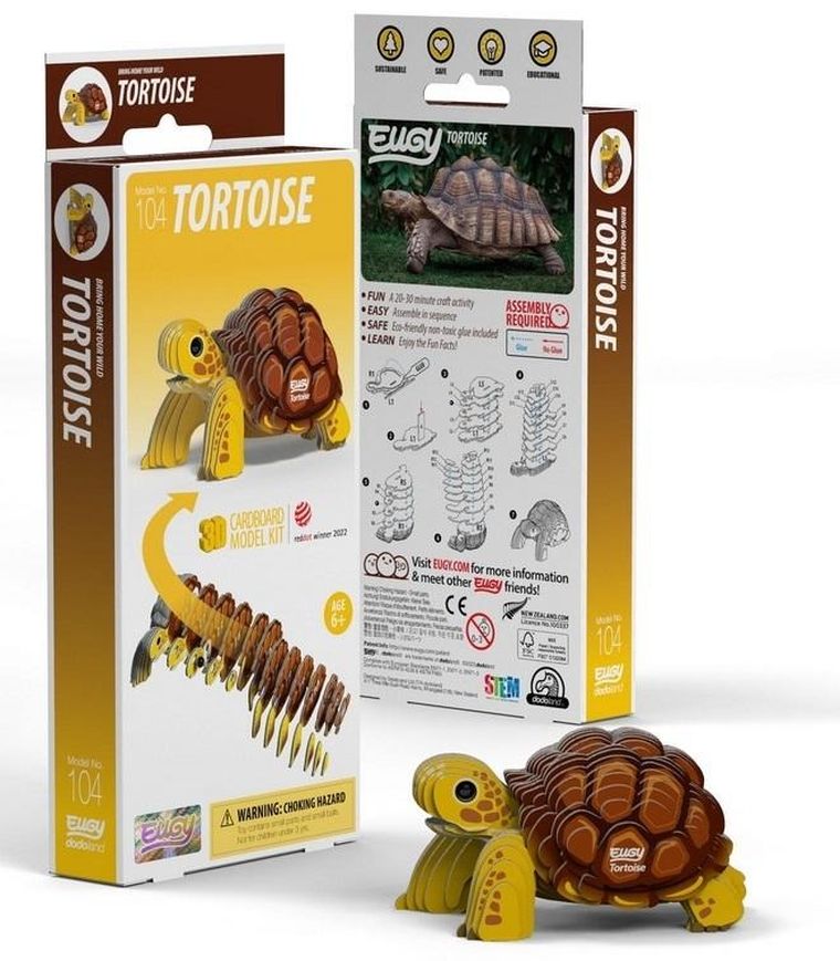 Eugy, układanka 3D, Żółw Lądowy
