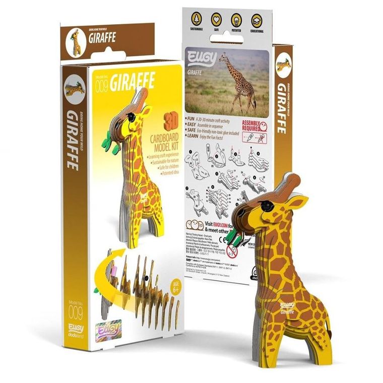 Eugy, układanka 3D, Żyrafa