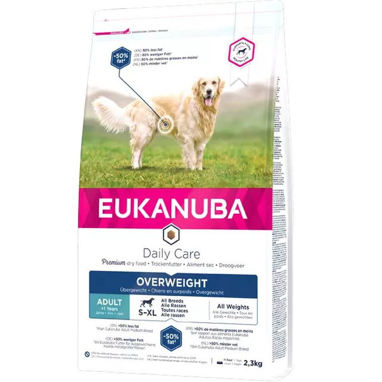 Eukanuba, Daily Care Overweight, Sterilized, karm sucha dla psa, 12kg