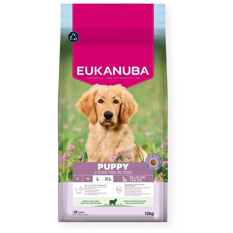 Eukanuba, Puppy Large rich in lamb karma sucha dla psa, 12 kg