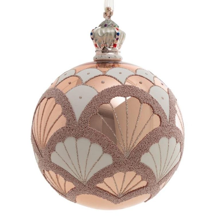 Eurofirany, bombka choinkowa szklana, złoty