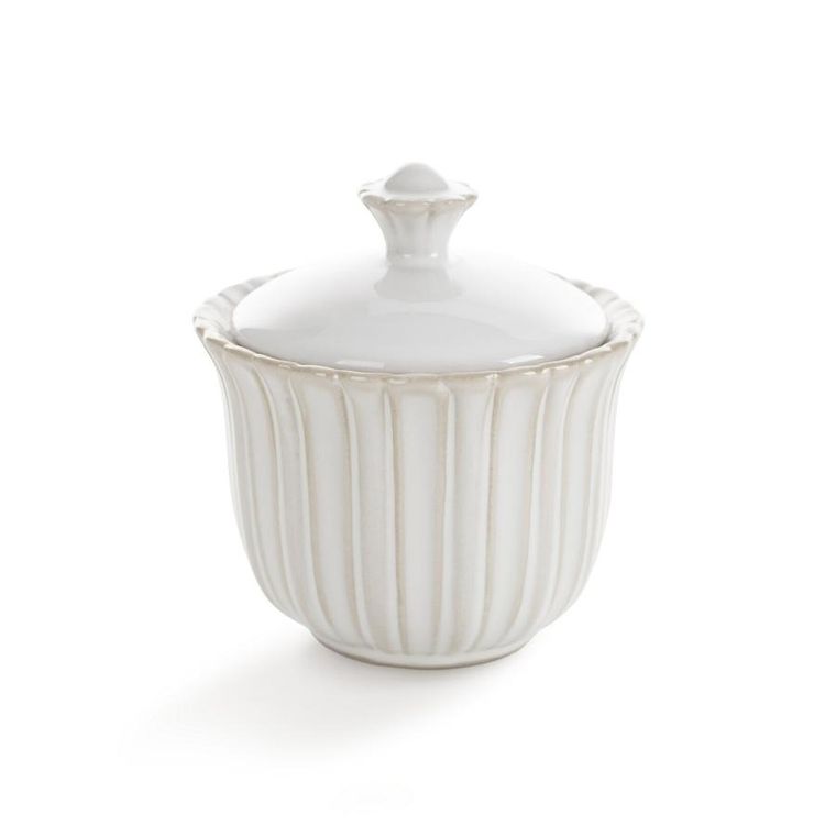 Eurofirany, ceramika, 10-10-11 cm, kremowy