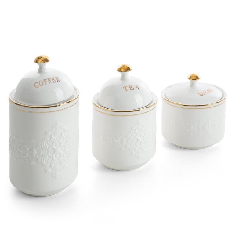 Eurofirany, ceramika, 11-31-18 cm, biały