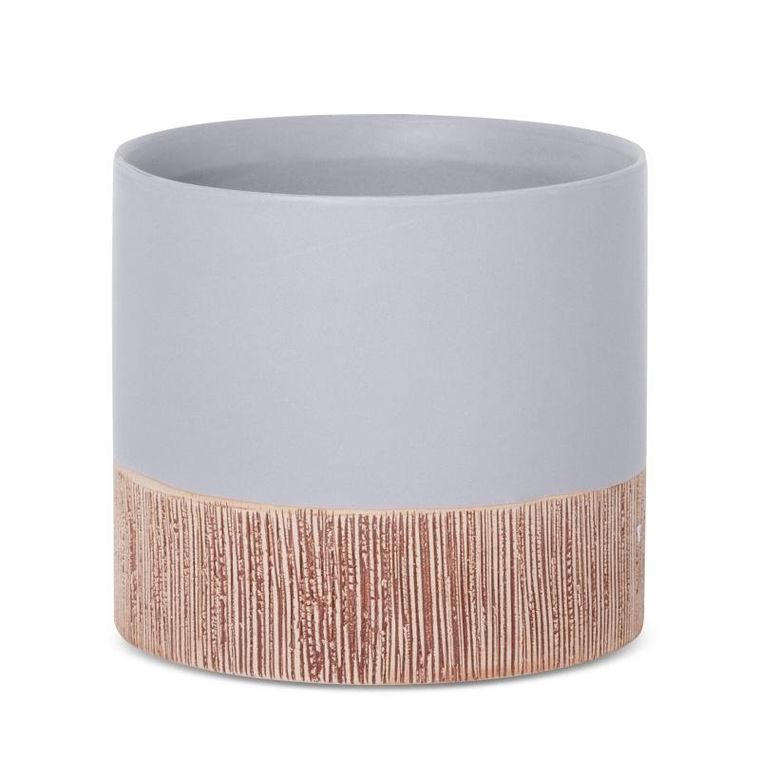 Eurofirany, ceramika, 13-11 cm, popielaty