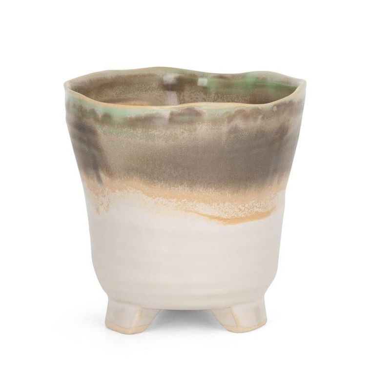 Eurofirany, ceramika, 13-13 cm, kremowy