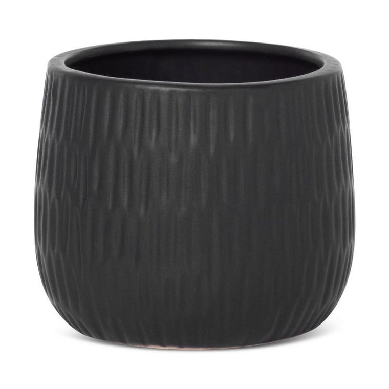 Eurofirany, ceramika, 16-13 cm, czarny