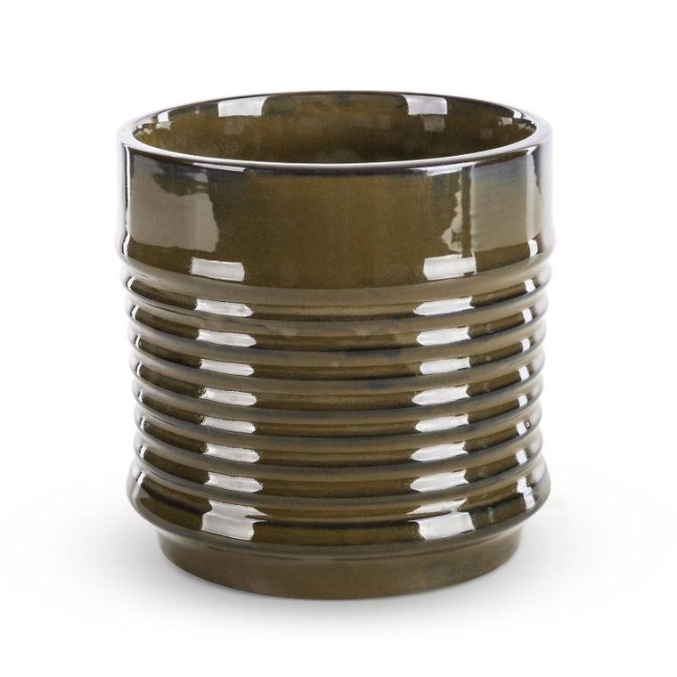 Eurofirany, ceramika, 17-17 cm, brązowy