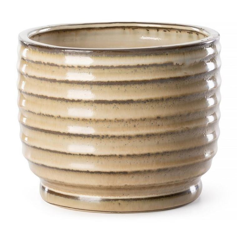 Eurofirany, ceramika, 19-15 cm, jasnobrązowy