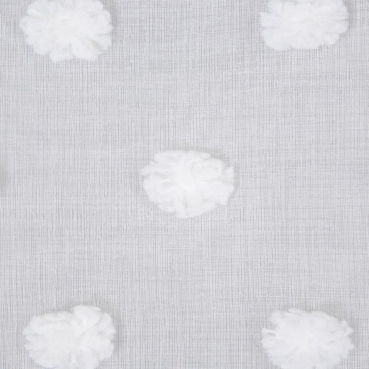 Eurofirany, Design91, Stella, firana gotowa, z naszywanymi kropkami, 140-250 cm