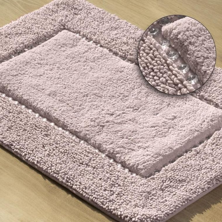 Eurofirany, dywanik łazienkowy, Chic, 50-70 cm, różowy
