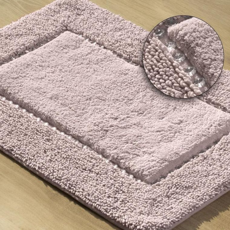 Eurofirany, dywanik łazienkowy, Chic, 60-90 cm, różowy