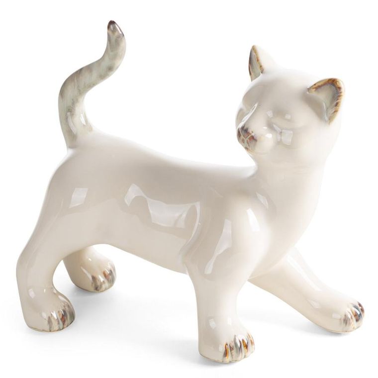 Eurofirany, figurka dekoracyjna, Avani, 20-10-18 cm, kremowy