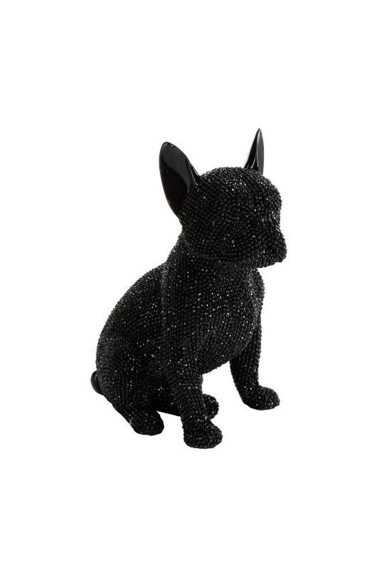 Eurofirany, figurka dekoracyjna Eld, 13-9-17 cm, czarny